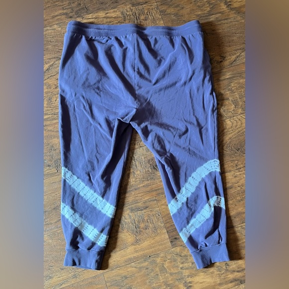Torrid cropped length sweatpants tie dyed detail purple drawstring pull up sz 3x - Picture 5 of 7